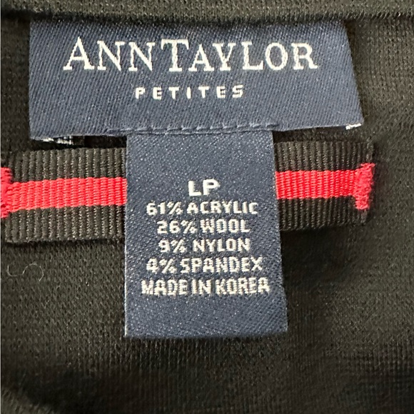 Ann Taylor Casual Jacket and Pants Suit, Black, Size Petite Large - Picture 5 of 16